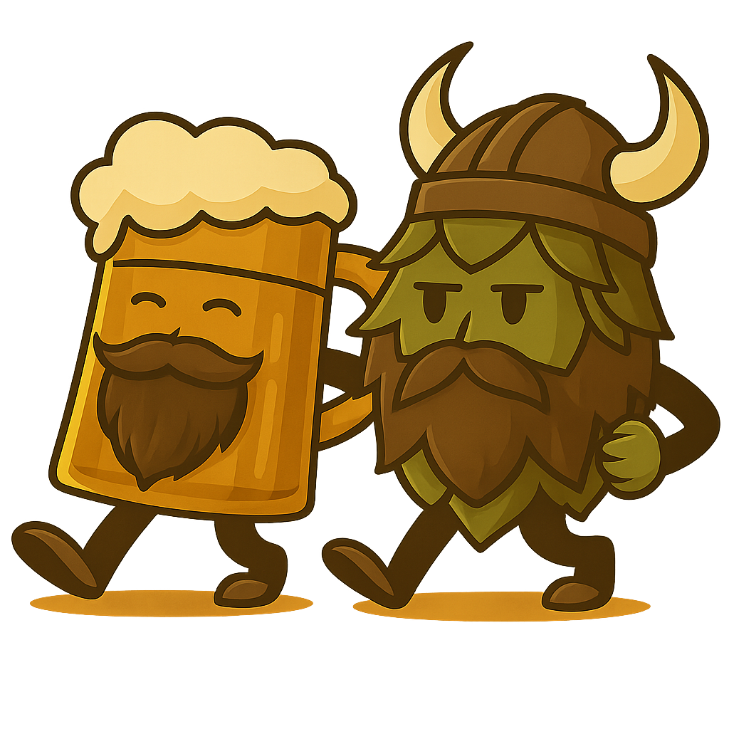 personajes cerveza y lúpulo